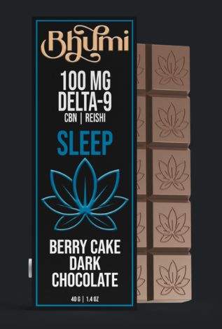 Bhumi D9 100mg Dark Chocolate - SLEEP - BERRY CAKE