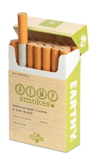 Earthy Hemp Smokes SINGLE - GREEN