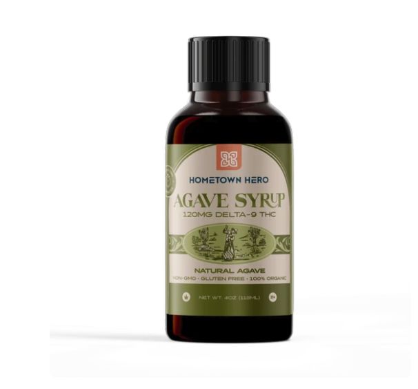 Hometown Hero 120mg D9 Agave Syrup
