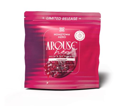 Hometown Hero Arousal Gummies, Flavor: Her - Pomegranate