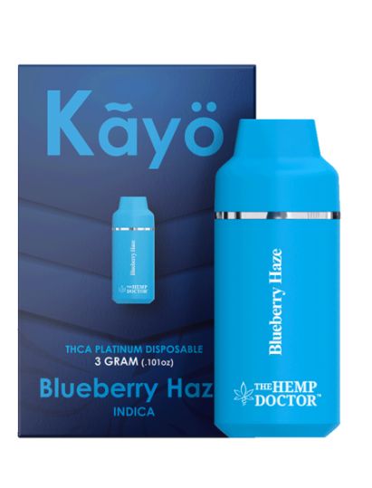 Kayo THCA Platinum Disposable Vapes - 3g, Strain: Blueberry Haze