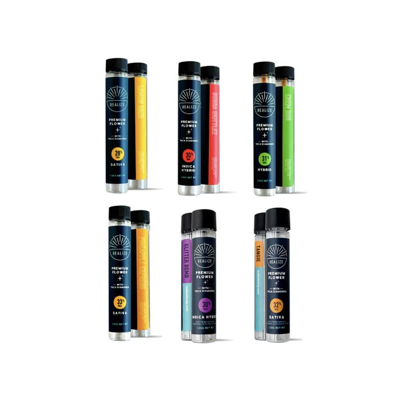 Realize THCA Diamonds Pre-Rolls - 1.25g