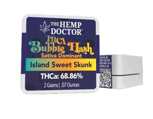 The Hemp Doctor THCA Bubble Hash - ISLAND SWEET SUNK