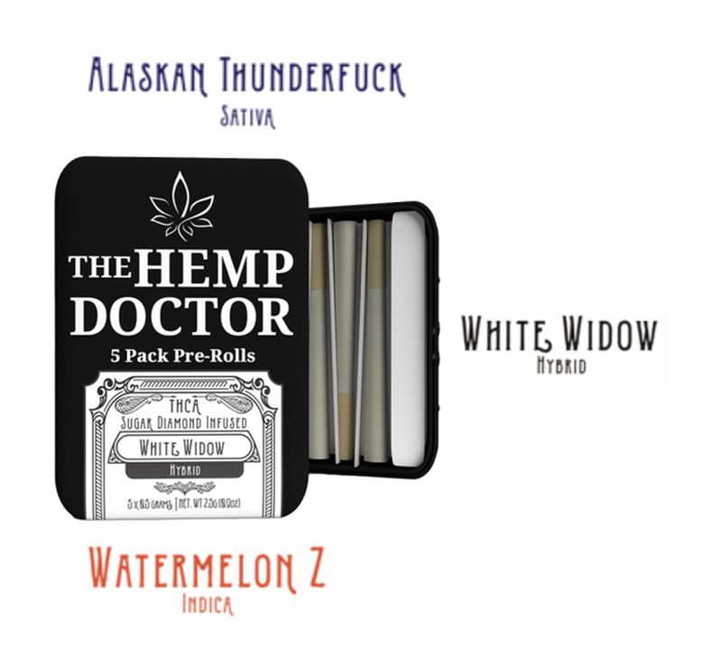 The Hemp Doctor THCA Sugar Diamond Pre-Rolls - SINGLE