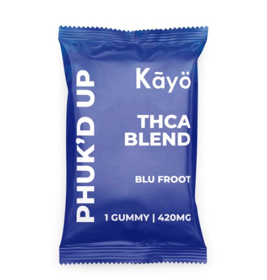 Kayo THCA Single Gummies - 420mg, Strain: Blu Froot