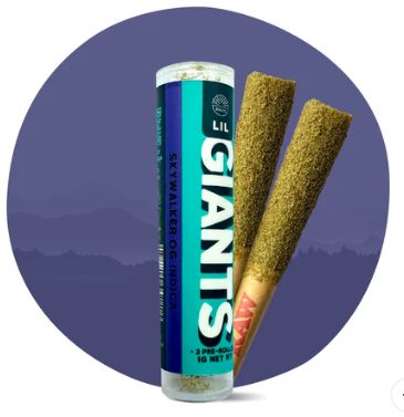 Realize Lil Giants Pre-Rolls - 0.5g x 2, Strain: Skywalker OG