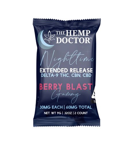 The Hemp Doctor Nighttime Gummies - BERRY BLAST