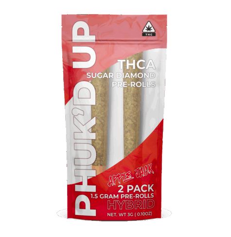 Phuk&#39;d Up THCA Sugar Diamond Pre-Rolls - 2 pk, Strain: Apple Jack