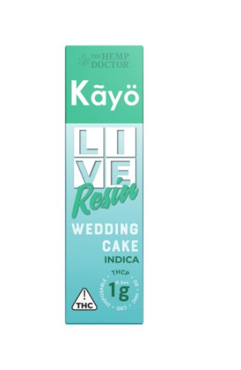 Kayo Live Resin Disposable Cart 1g, Strain: Wedding Cake