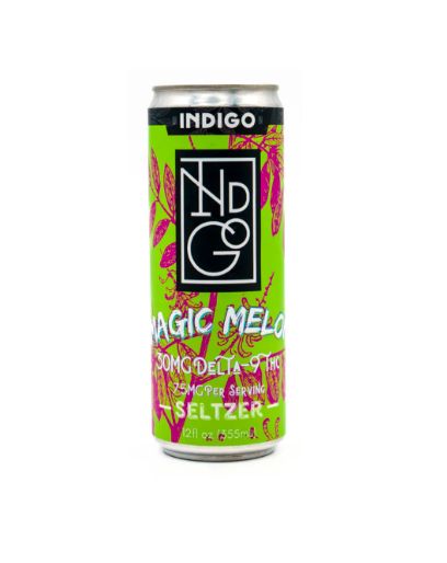 Indigo D9 Seltzer - 30mg, Flavor: Magic Melon