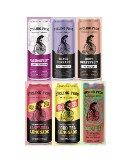 Cycling Frog THC Seltzers / Mocktails