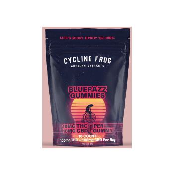 Cycling Frog Gummies, Flavor: Blue Razz
