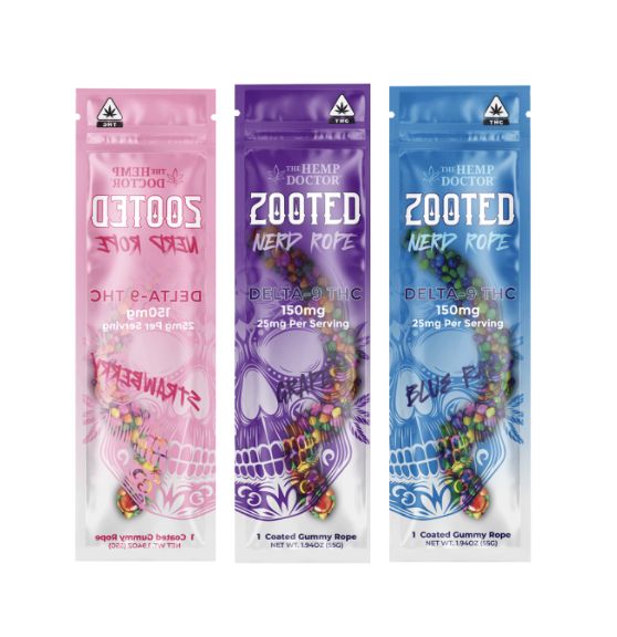 The Hemp Doctor Zooted Nerd Rope 150 mg