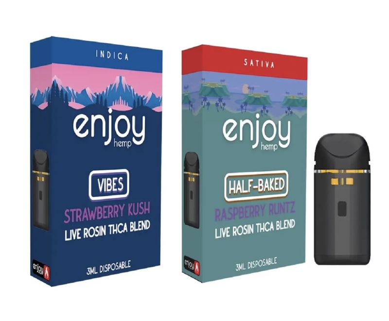 Enjoy THCA Live Rosin Disposable Vape 3g
