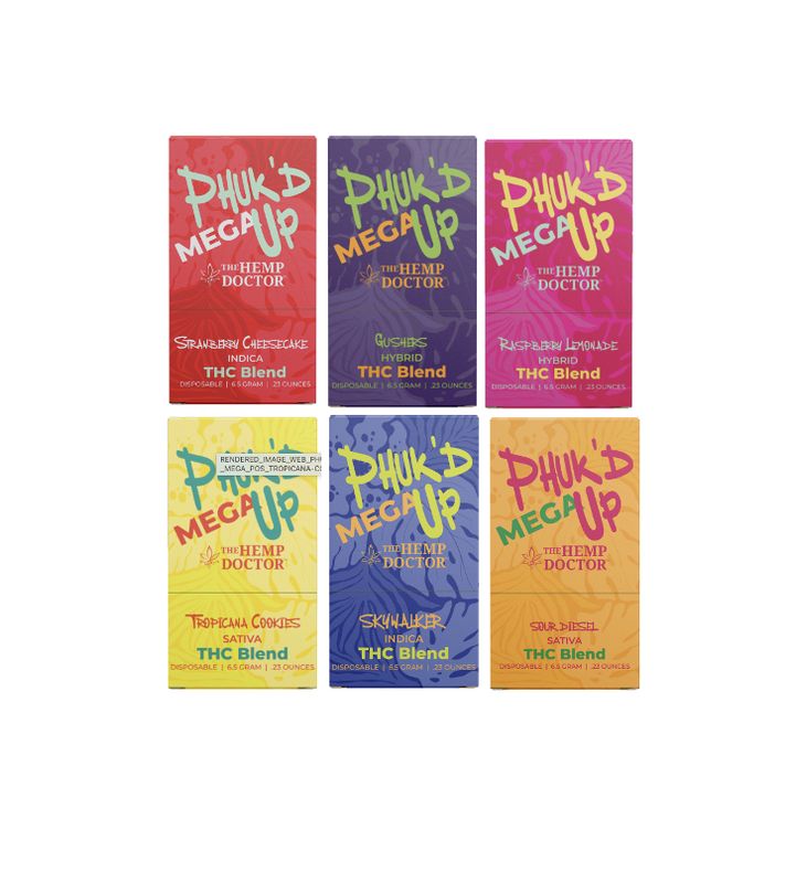 Phuk&#39;d Up Mega THC Blend Disposable Vape 6.5mg