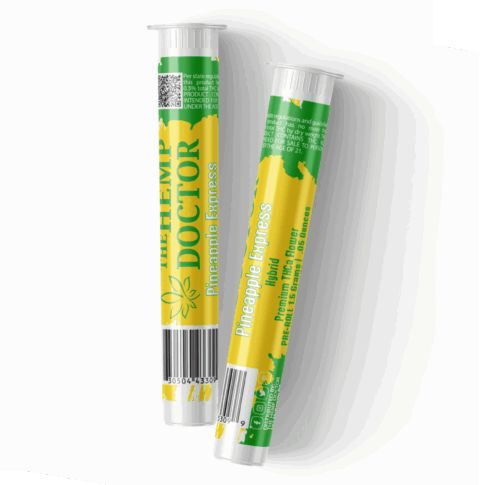 The Hemp Doctor THCA Pre-Rolls - 1.25g, Strain: Pineapple Express