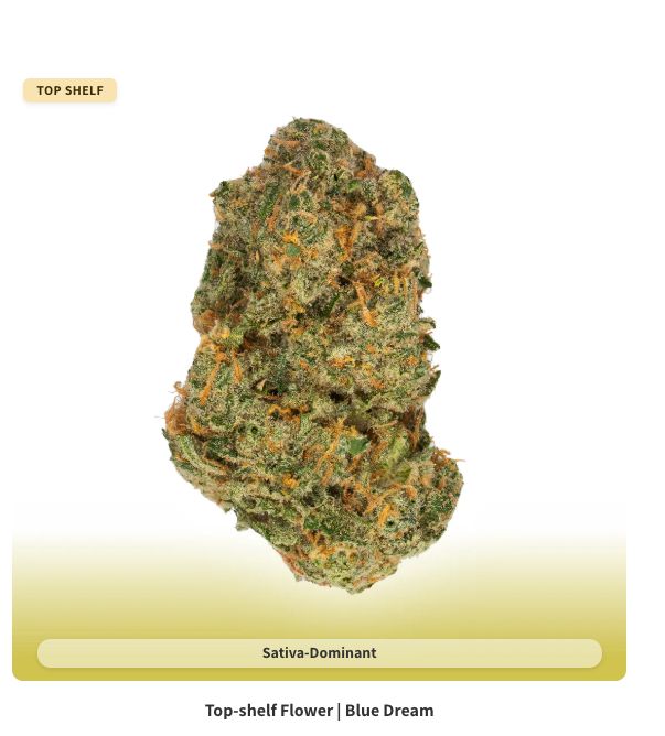 Eden Top Shelf THCA Flower 3.5g, Strain: Blue Dream