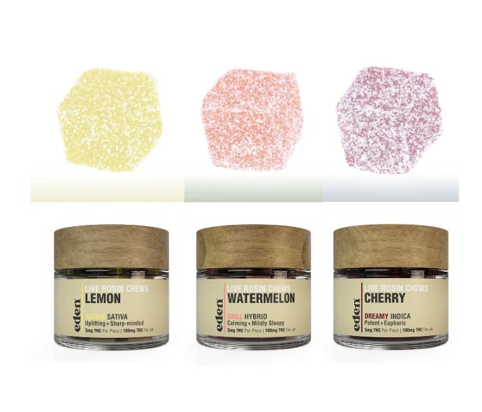 Eden THC Live Rosin Gummies - 20ct 100mg