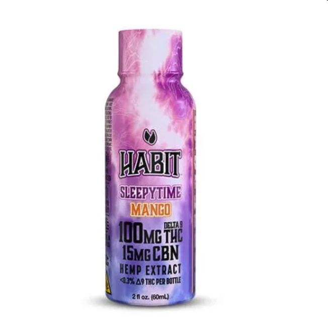 Habit D9 Shot 100mg, Flavor: Sleepytime Mango