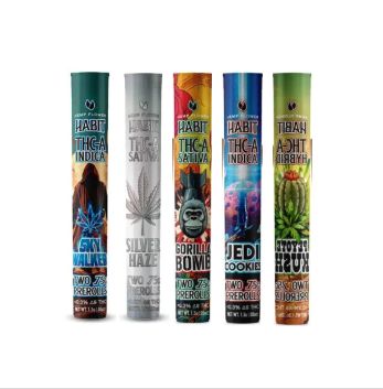 Habit THCA Pre-Rolls - 2 per tube