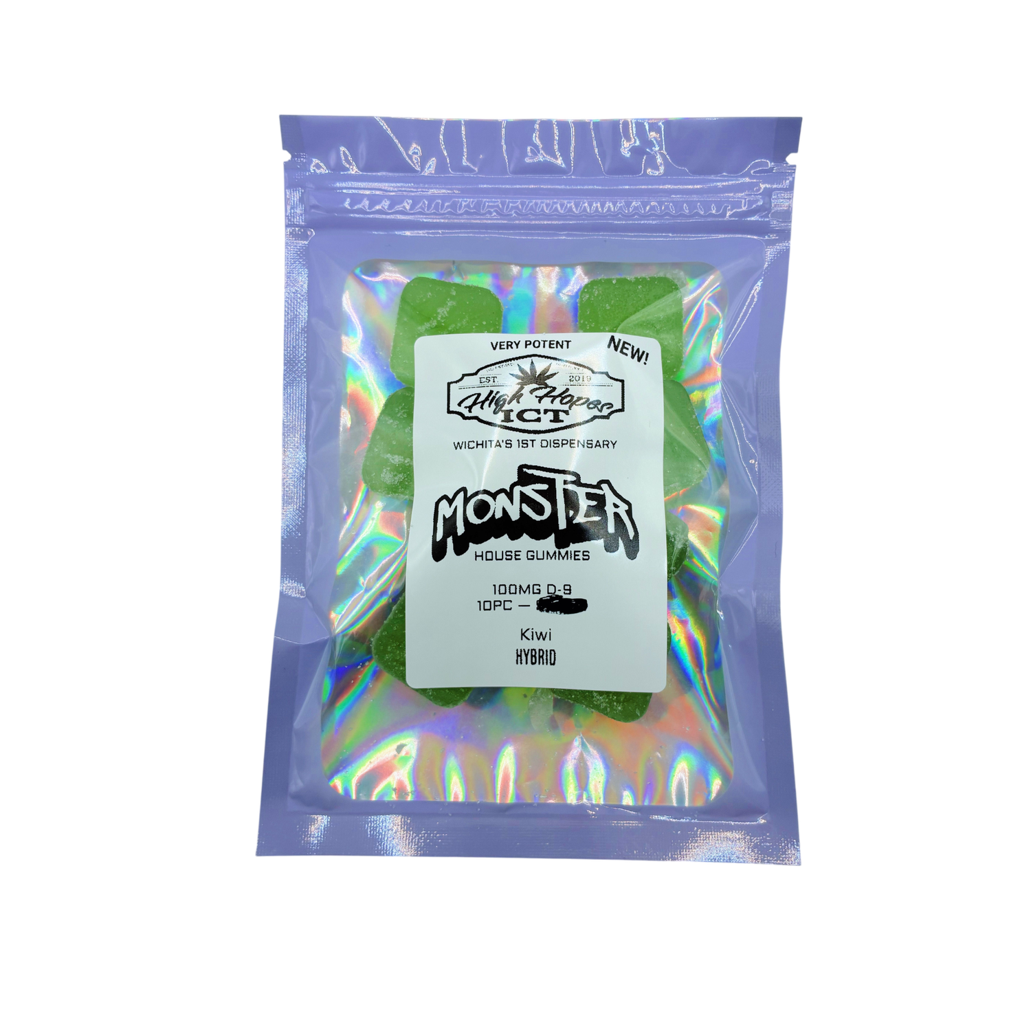 Monster House Gummies (10pc), Flavor: Kiwi