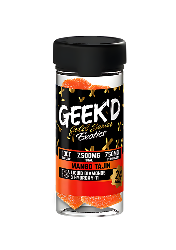Geek’d Exotic Gummies (Gold Series) 10ct