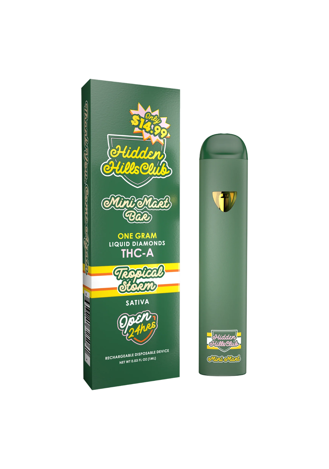 Mini Mart — 1G, Flavor: Tropical Storm — Sativa