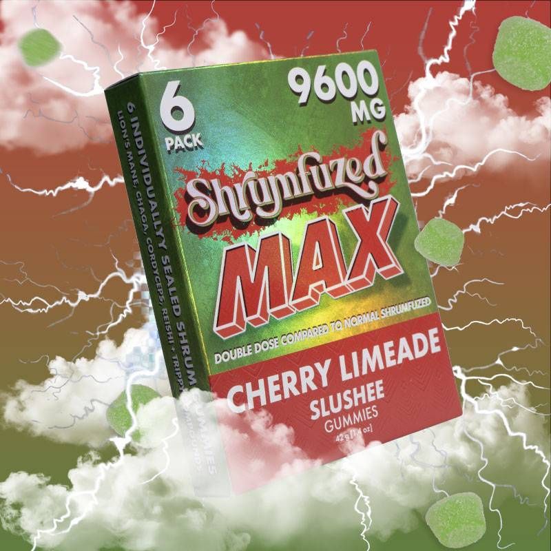 Shumfuzed Max — 9600MG  — 6ct, Flavor: Cherry Limeade Slushee