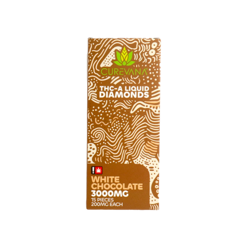 THC-A Liquid Diamonds Chocolate Bars — 3000MG