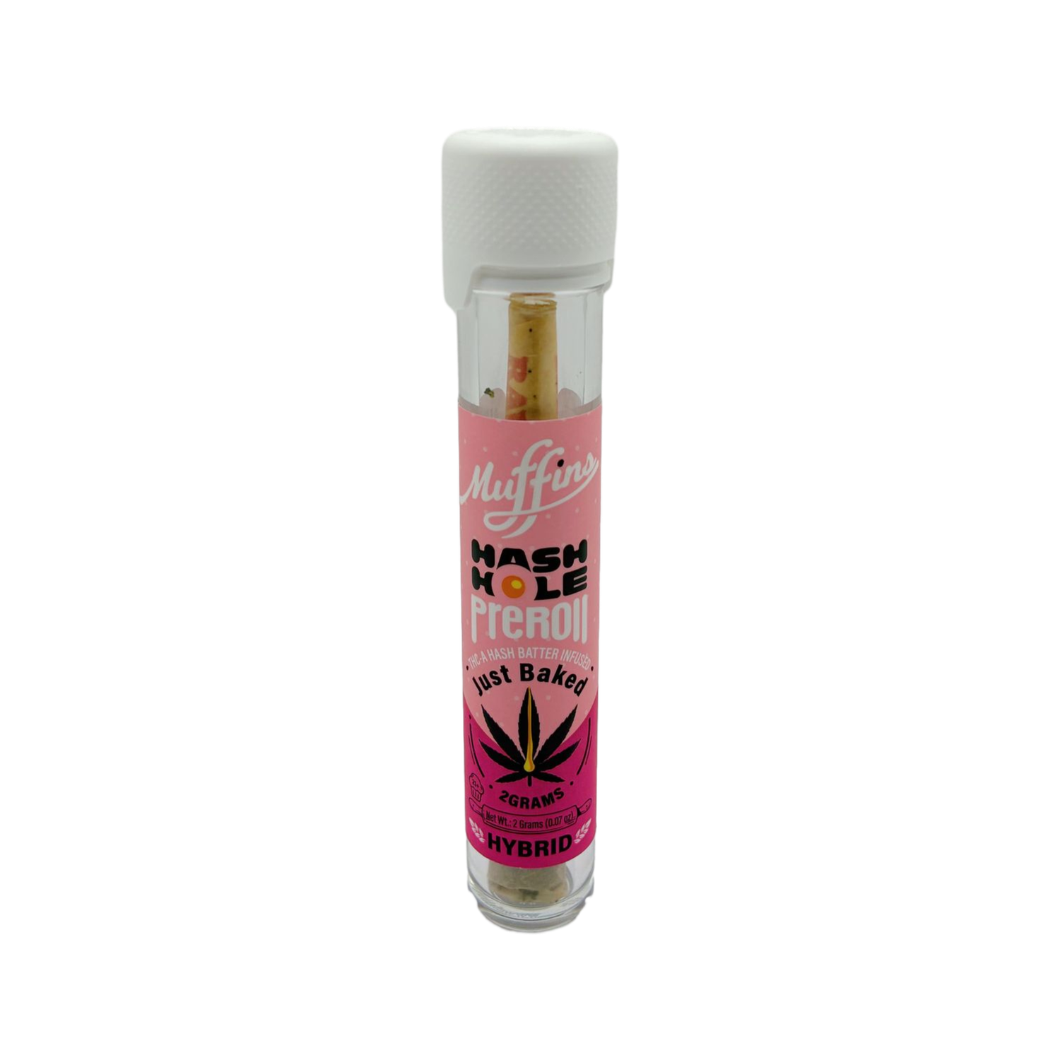 Muffins Hash Hole Pre-roll, Flavor: Just Baked