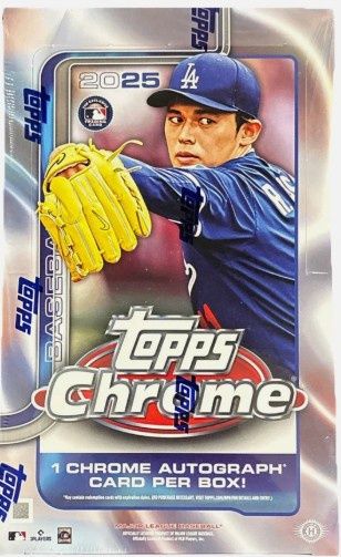 2025 Topps Chrome Baseball Hobby Box