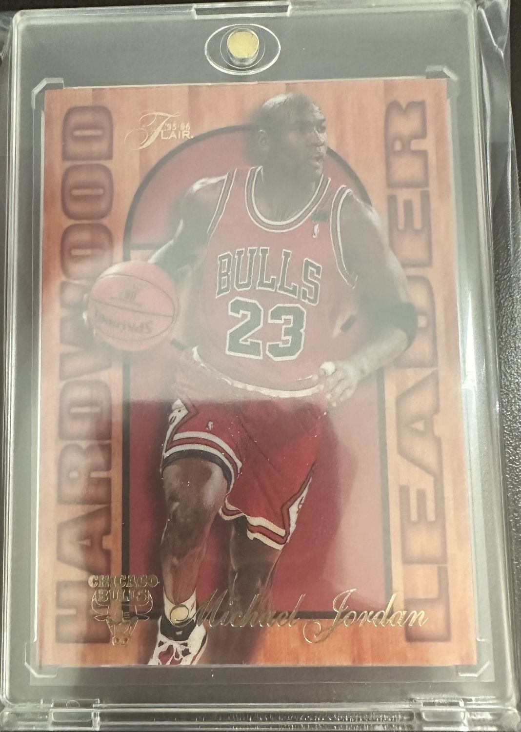 1995-1996 Flair Michael Jordan Hardwood Leader #4