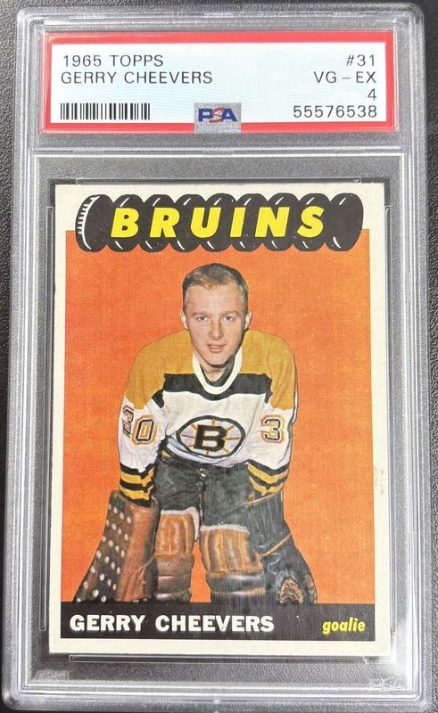 1965 TOPPS #31 GERRY CHEEVERS PSA 4