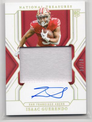 2024 National Treasures Isaac Guerendo Patch Auto 03/10 #199