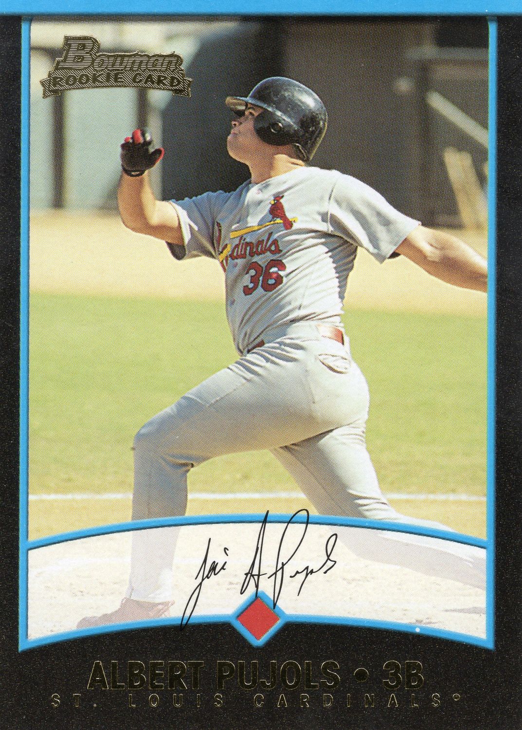 2001 Bowman Rookie Card Albert Pujols #264 (JD)