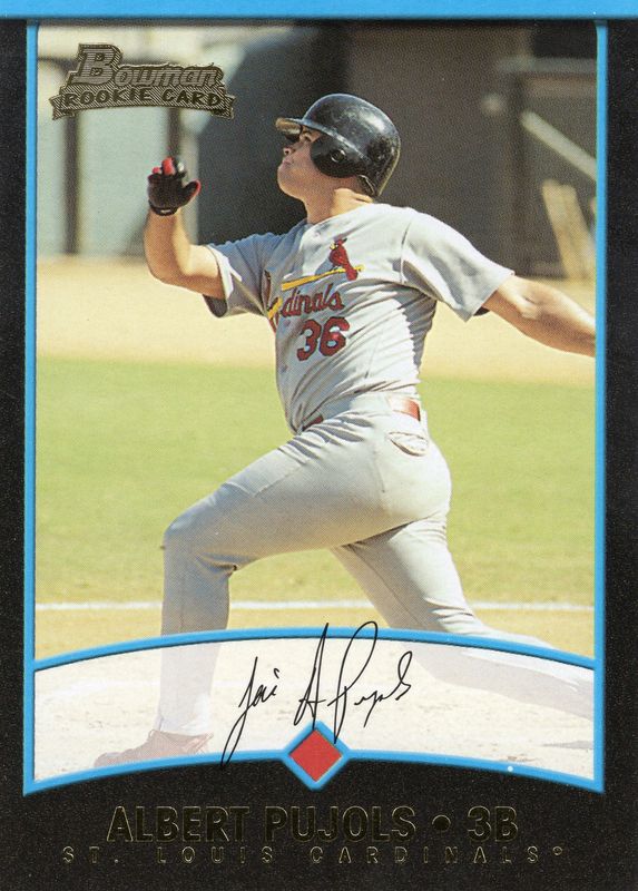 2001 Bowman Rookie Card Albert Pujols #264 (JD)
