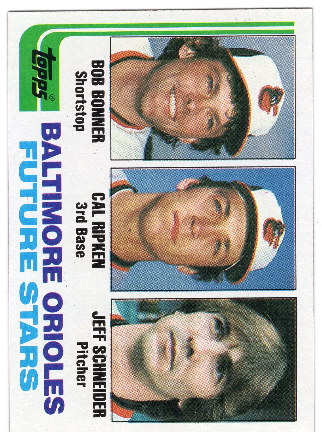 1982 Topps Baseball Baltimore Orioles Future Stars #21 Cal Ripken Jr Rookie RC