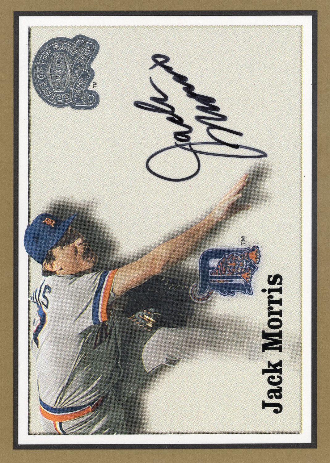 Jack Morris 2000 Fleer Greats Of The Game Autograph Signed Auto Detroit Tigers (JD)