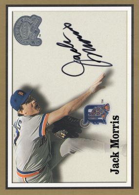 Jack Morris 2000 Fleer Greats Of The Game Autograph Signed Auto Detroit Tigers (JD)