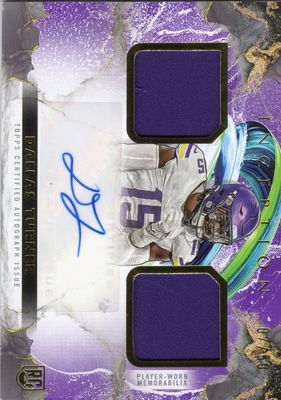 2024 Topps Inception Dallas Turner Gold 07/50 RPA Rookie Patch Auto