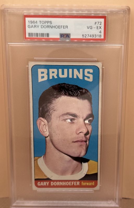 1964 Topps Gary Dornhoefer #72 - PSA 4 (SS)