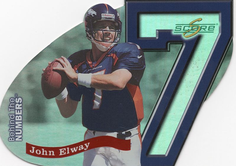 1999 Score Supplemental John Elway Behind The Numbers 0940/1000  #BN7