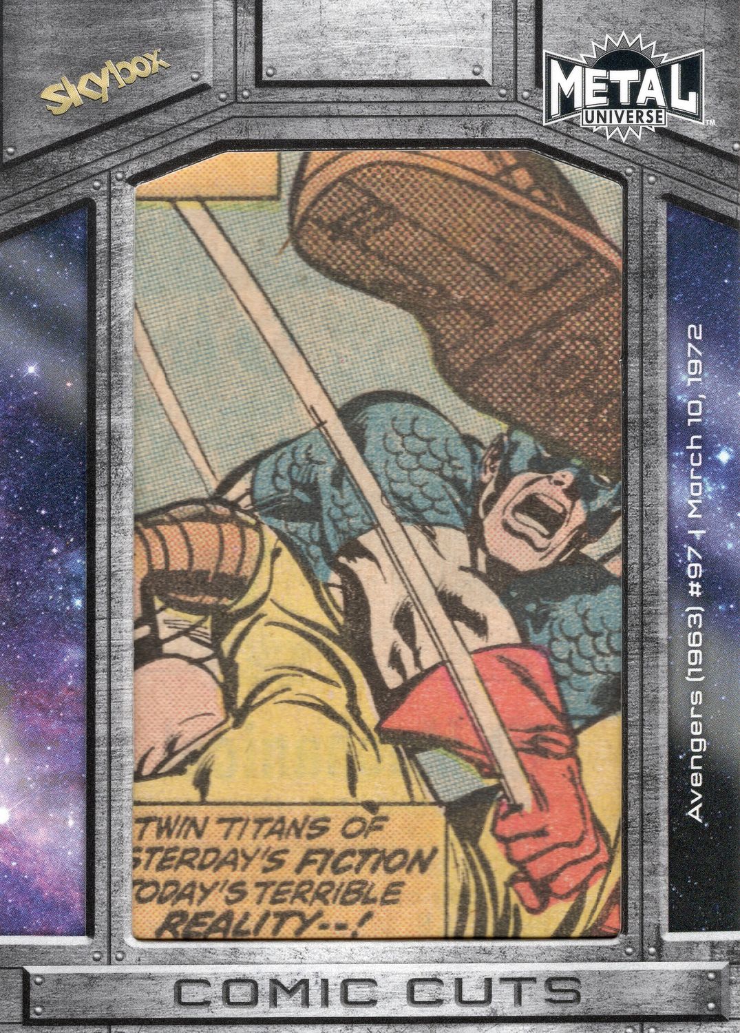2023 Marvel Metal Universe Avengers Comic Cuts Avengers 21/65 (1963) #136