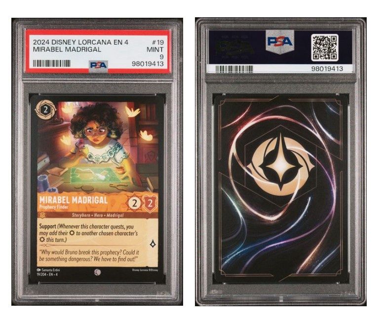 2024 Disney Lorcana En 4-Ursula&#39;s Return Mirabel Madrigal #19 - PSA 9