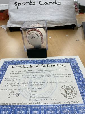 Willie Stargell Autograph Baseball Signed 12/11/1993 Inscribed &#39;H.O.F. &#39;88&#39; with COA (2)