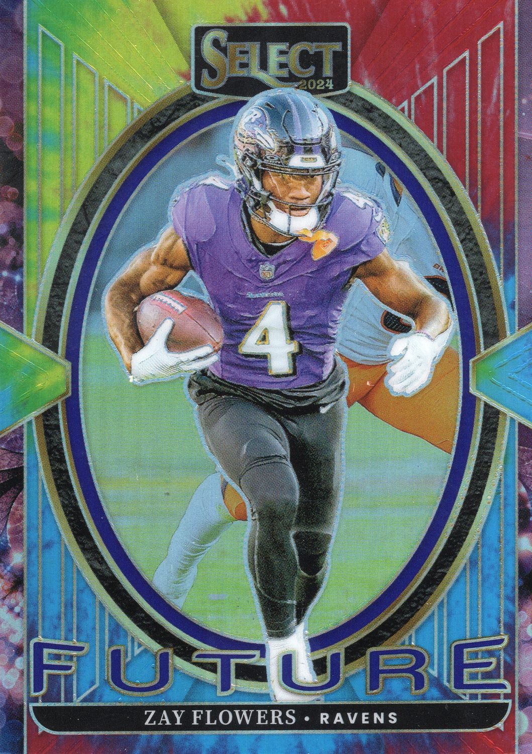 2024 Select Zay Flowers Tie-Die 13/25 Future #15