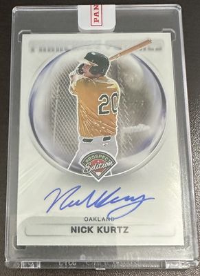 Nick Kurtz 2024 Panini Prospects Franchise Futures On Card Auto 01/25 Encased (DZ)