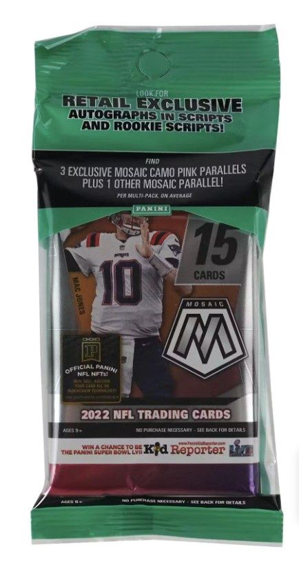2022 Mosaic Football Cello Pack