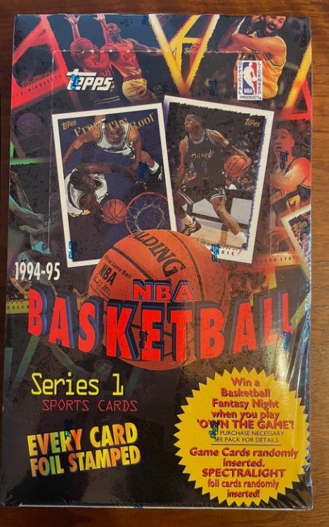1994-95 Topps NBA Basketball Series 1 Unopened Box