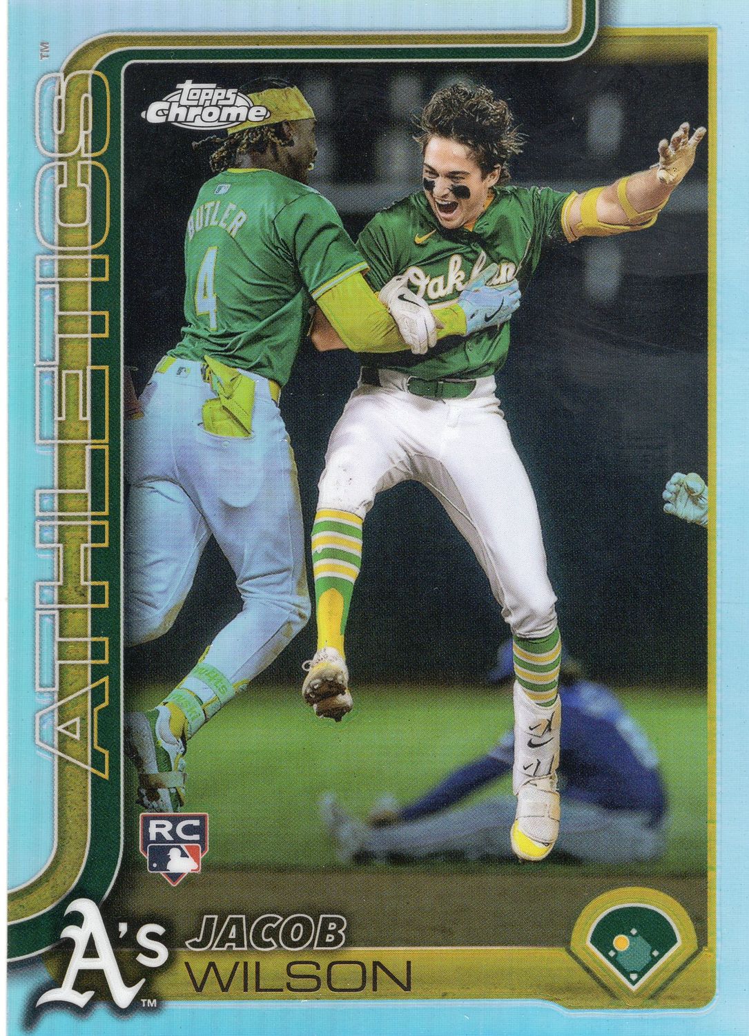 2025 Topps Chrome Jacob Wilson Rookie Image Variation SP #96